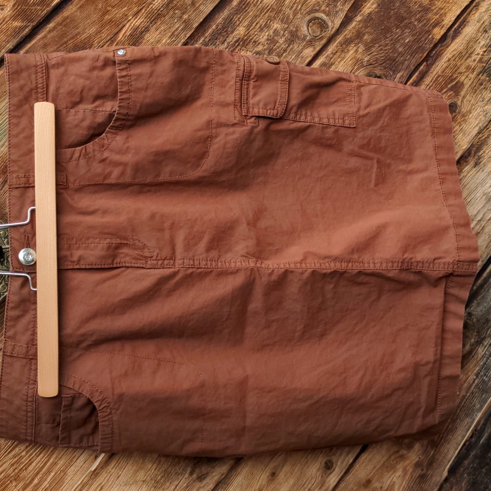 Cleo skirt copper brown cotton stretch skirt 10